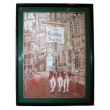 Whimsical Painted Pub Sign