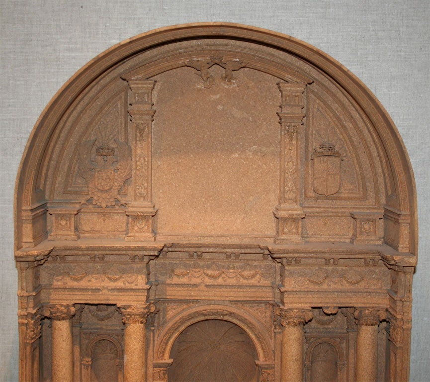 Unusual Cork Architectural Model 1