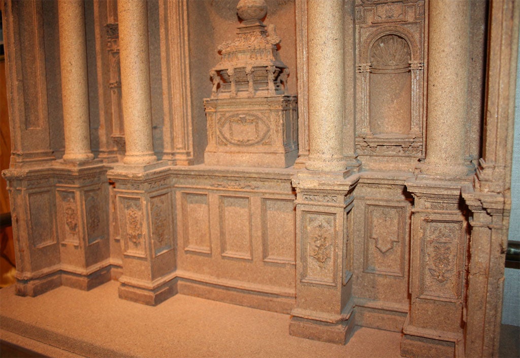 Unusual Cork Architectural Model 2