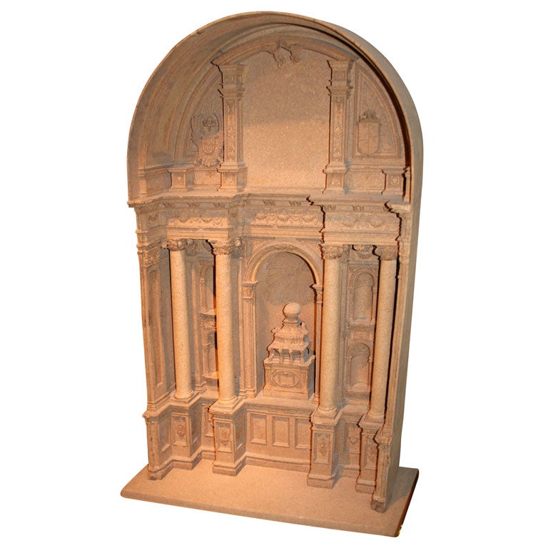 Unusual Cork Architectural Model