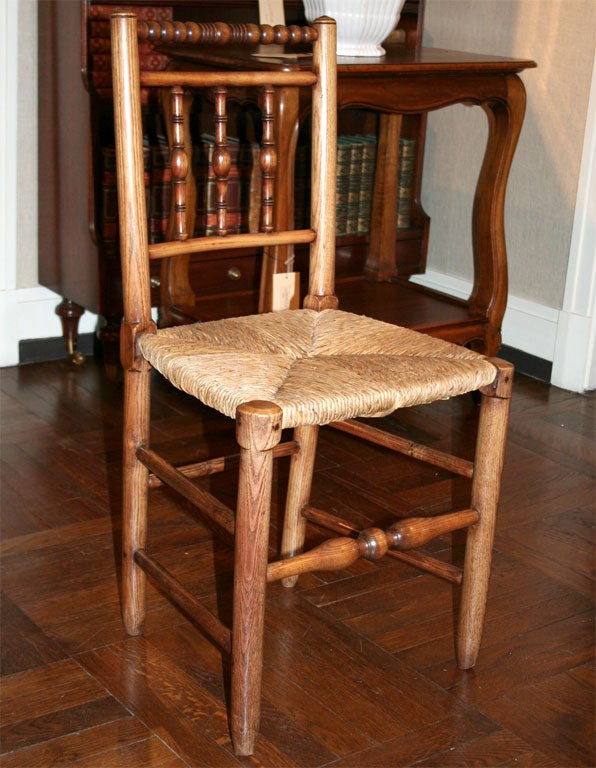 Set of Eight Bobbin Turned Yorkshire Chairs, Mid 19th Century