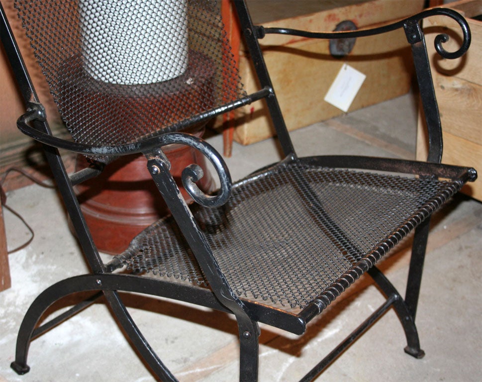 Treillage has reproduced this fantastic garden chair from an original that we found at the Paris flea market.  This is a very comfortable chair and well proportioned, anyone who sits in it has instantly fallen for the piece.  It does fold making