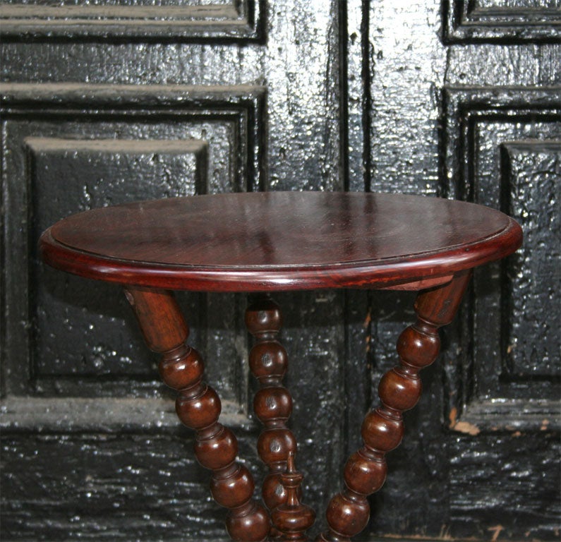 Mahogany 19th century English Arts & Crafts Gypsy Table