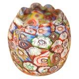 Vintage Italian Millefiori Mosaic Glass Vase