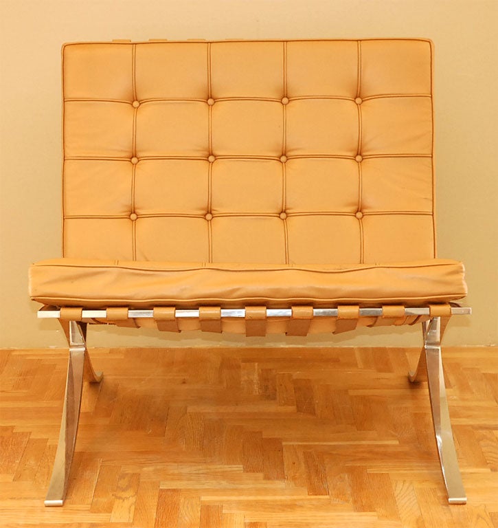 Mies Barcelona chairs - Early Knoll version 4