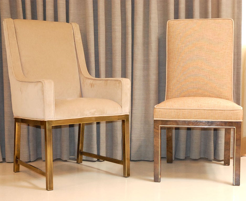 Set Of 8 Mastercraft Dining Chairs