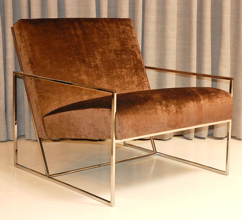 Poltrona con struttura sottile di Lawson-Fenning