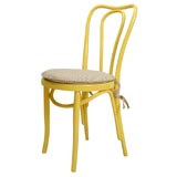 Vintage Yellow Bentwood Chairs