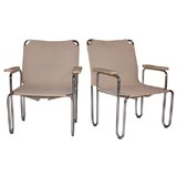 A pair of Bauhaus chairs