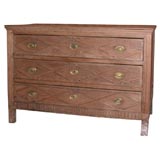 Bleached Directoire style chest of drawers