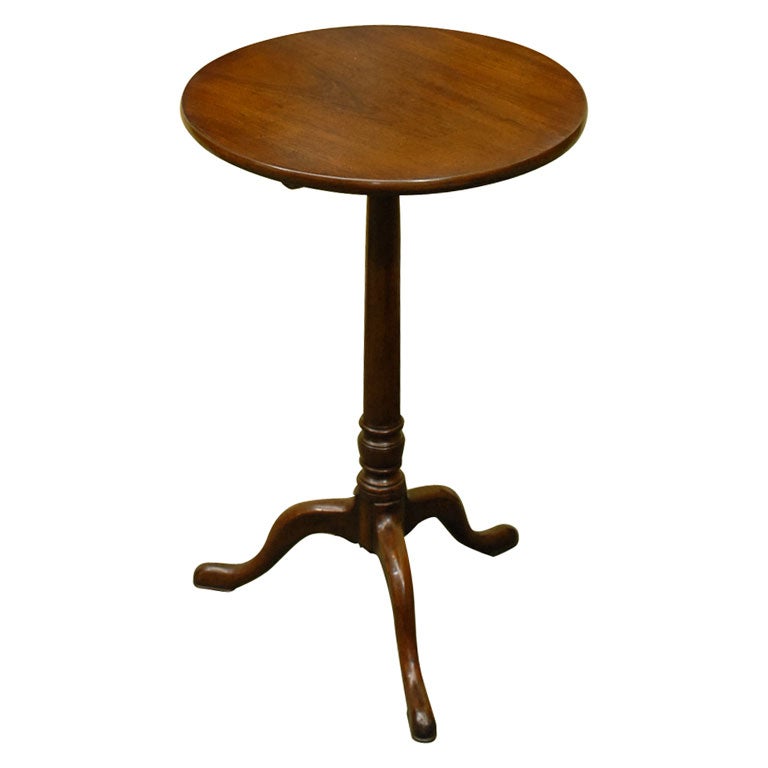 George III Mahogany Tripod Table For Sale