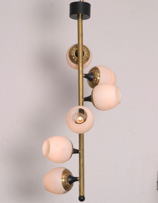 Mid-Century Italian Pole Lamp by Stilnovo