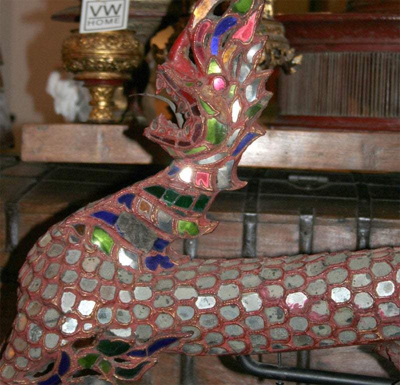 19th Century A Burmese Dragon Mandalay period