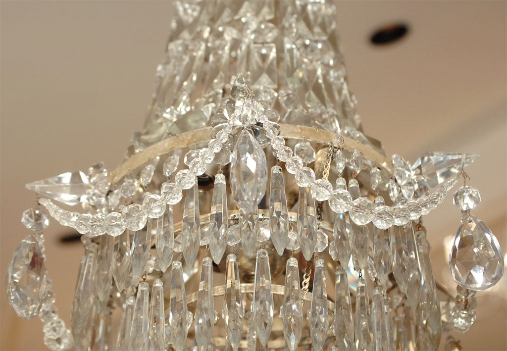 French Crystal Pendant Chandelier 2