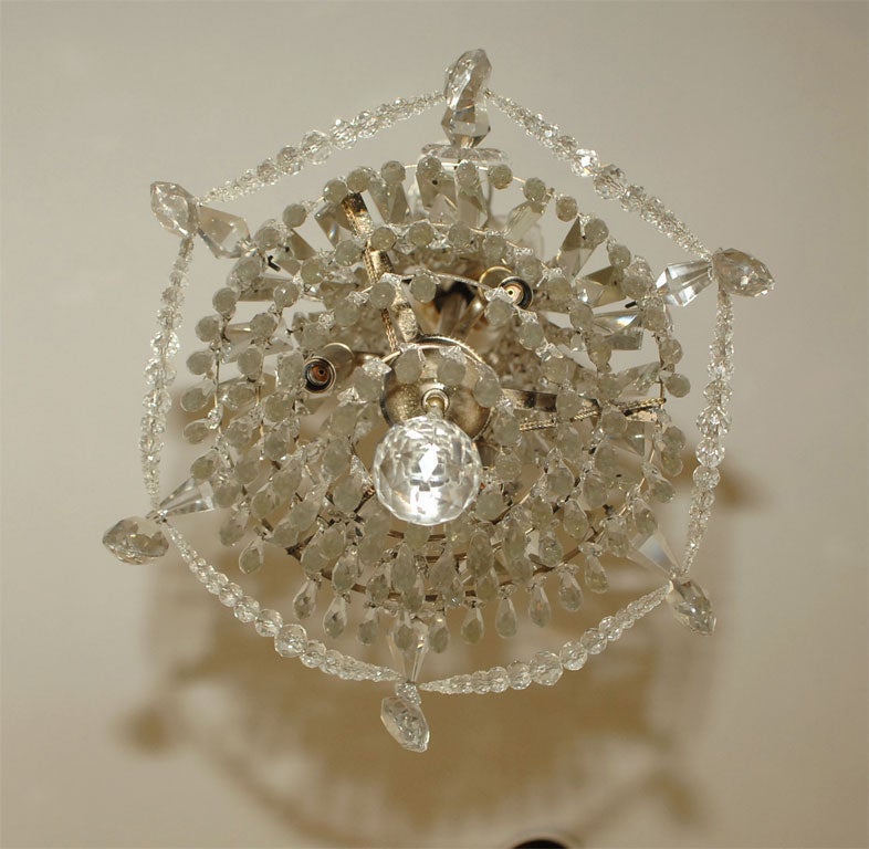 French Crystal Pendant Chandelier 3