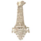 French Crystal Pendant Chandelier