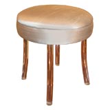 Hollywood Lucite Vanity Stool with Swivel Seat