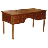 Napoleon III Mahogany Bureau Plat