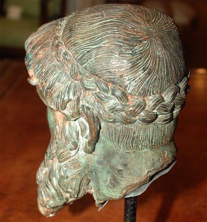 Bronze Head of Philosopher In Good Condition In San Francisco, CA