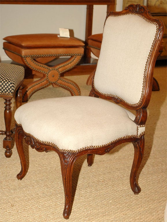 Pair Louis XV Chairs For Sale 2