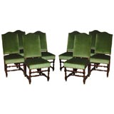 Set of 8 Louis XIII  Style Chairs