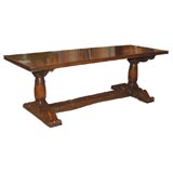 Oak and Walnut 18th Century Refectory Table