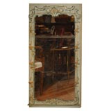 Louis XV-Style Painted Trumeau Mirror