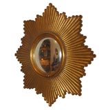 Vintage Giltwood Art-Deco Sunburst Mirror