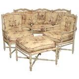 Provencal Style Settee and Armchairs