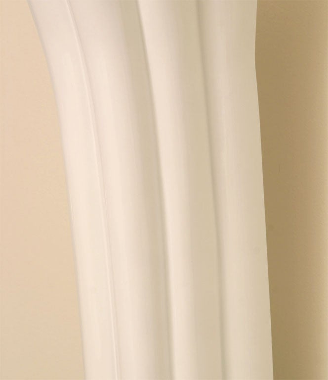 Pair of White Lacquered Torcheres by Casa Pique 2
