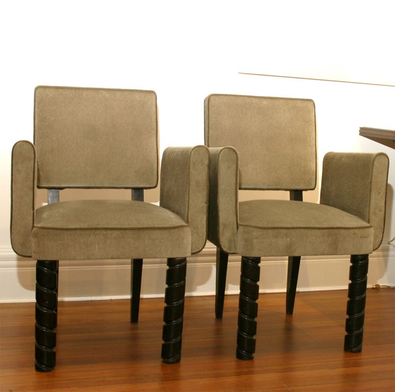 A Pair of Andre Sornay Armchairs