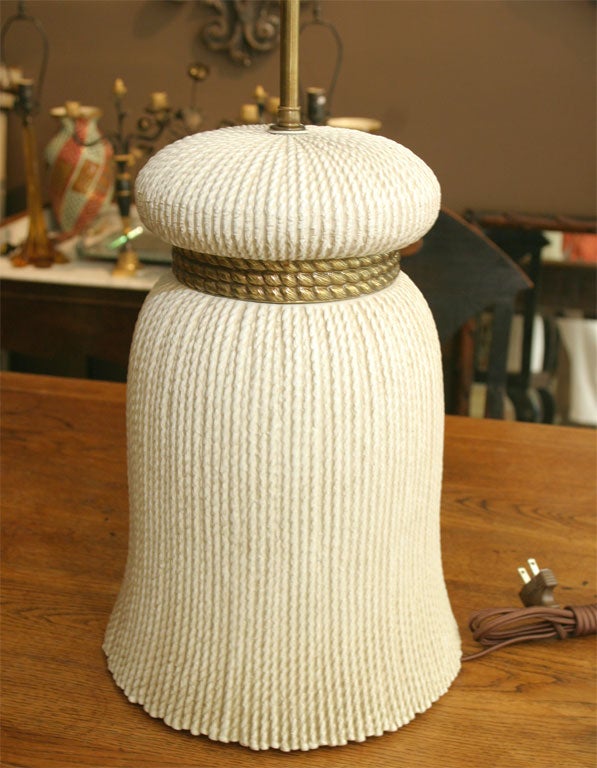 Ceramic Tassel Lamp