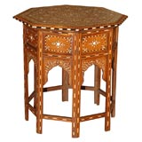Large 19th Century Anglo-Indian Hexagonal Side Table