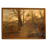 Grand Scale Oil on Canvas Landscape