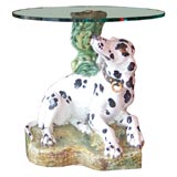 Italian Terracotta Dalmatian Table