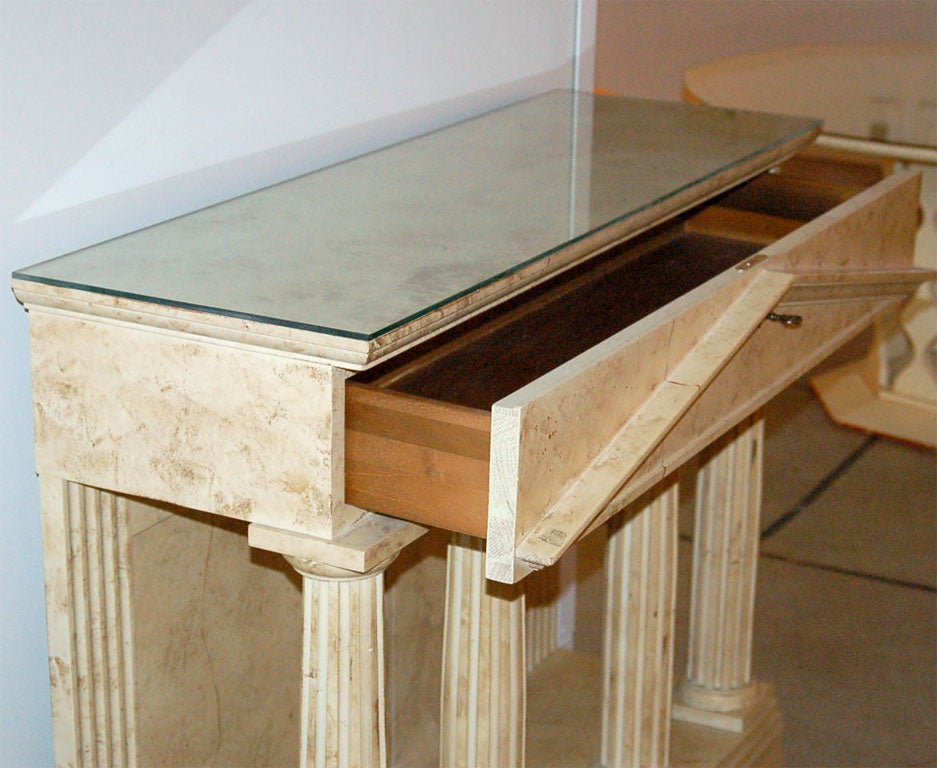 Post Modern Architectural Greek Temple Console 1