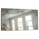 Large and Elegant Eglomise Mirror