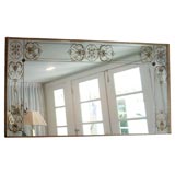Large and Elegant Eglomise Mirror