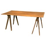 Antique Saw Horse Table