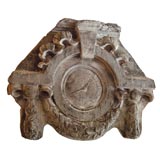 19th Century French Plaster Clockface