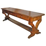 19th Century Table with 3 Drawers