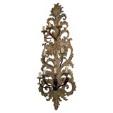 Large  5' 7" Carved Italian Sconce with Artichokes