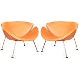 Model E.437 pair of armchairs by Pierre Paulin for Artifort