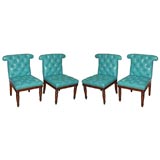 Tufted Pleather Chairs