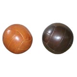 Leather medicine balls, France