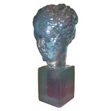 Vintage Handpoured Resin Bust Sculpture by Sasha Brastoff