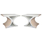 Limited Edition X-Form Stools in the Manner of Jean-Michel Frank