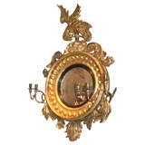 George IV Giltwood Regency Convex Mirror