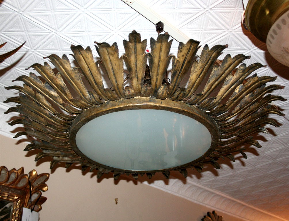 Sunburst Light Fixture