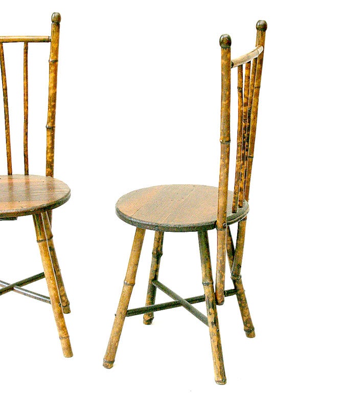Bamboo Side Chairs at 1stDibs